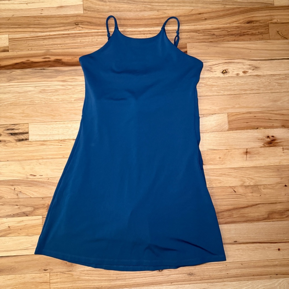 Girlfriend Collective Naomi Stretch High Neck Workout Dress